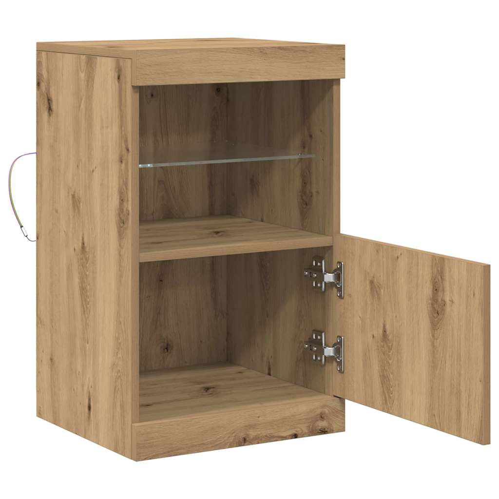 Sideboard Eiche handwerklich 41 x 37 x 67 cm Holzwerkstoff