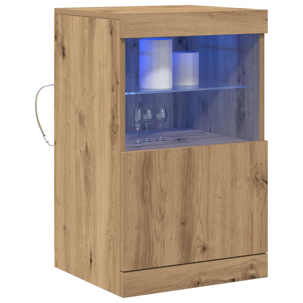 Sideboard Eiche handwerklich 41 x 37 x 67 cm Holzwerkstoff