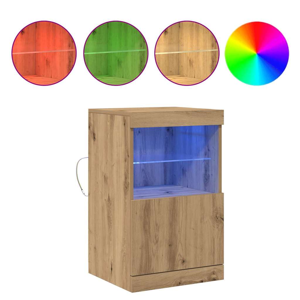 Sideboard Eiche handwerklich 41 x 37 x 67 cm Holzwerkstoff