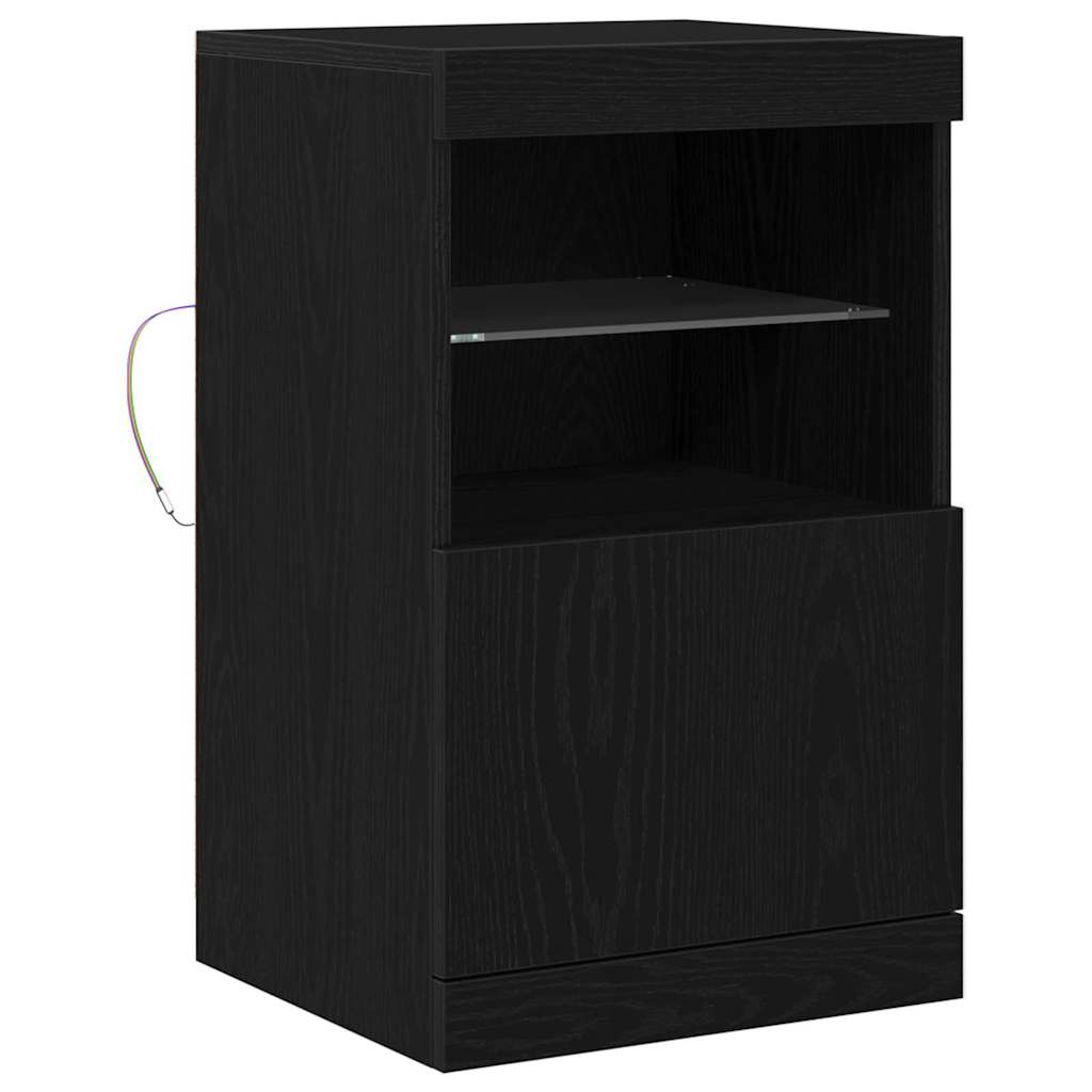 Sideboard Schwarze Eiche 41 x 37 x 67 cm Holzwerkstoff