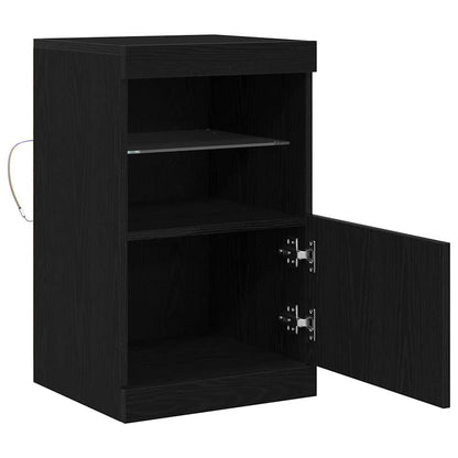 Sideboard Schwarze Eiche 41 x 37 x 67 cm Holzwerkstoff