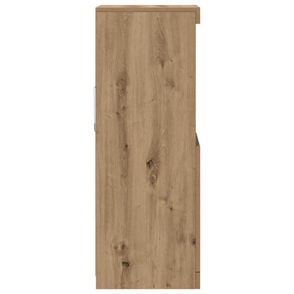 Sideboard Eiche handwerklich 41 x 37 x 100 cm Holzwerkstoff