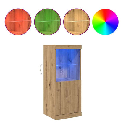 Sideboard Eiche handwerklich 41 x 37 x 100 cm Holzwerkstoff