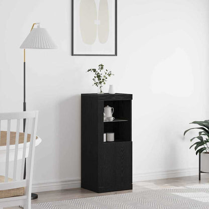 Sideboard Schwarze Eiche 41 x 37 x 100 cm Holzwerkstoff
