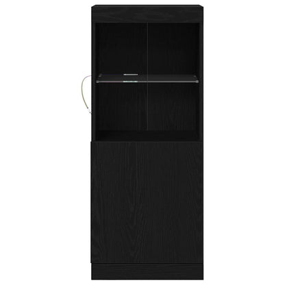 Sideboard Schwarze Eiche 41 x 37 x 100 cm Holzwerkstoff