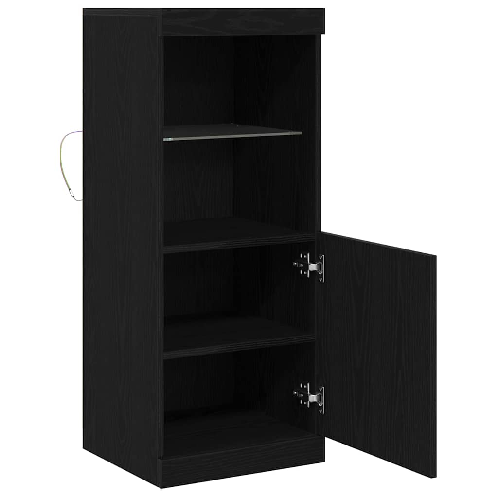 Sideboard Schwarze Eiche 41 x 37 x 100 cm Holzwerkstoff
