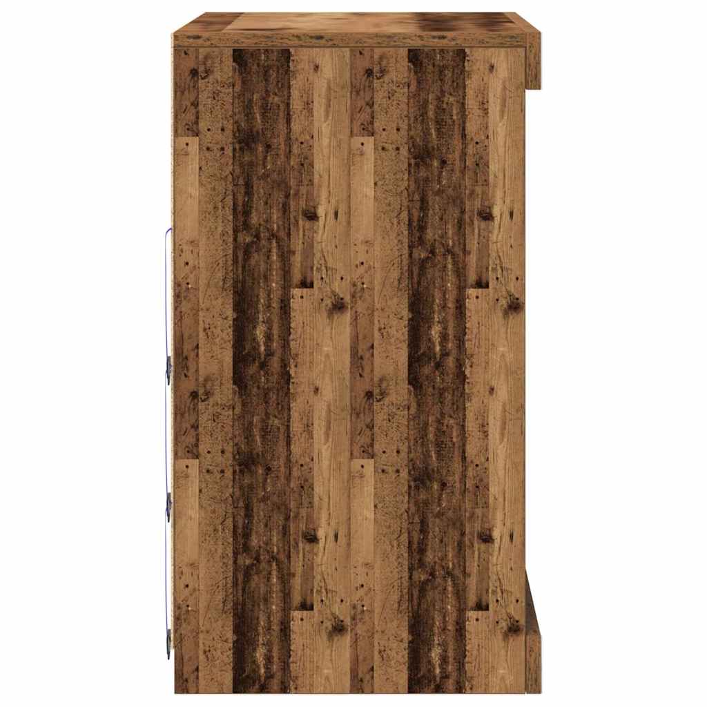Sideboard Altholz 60,5 x 37 x 67 cm Holzwerkstoff