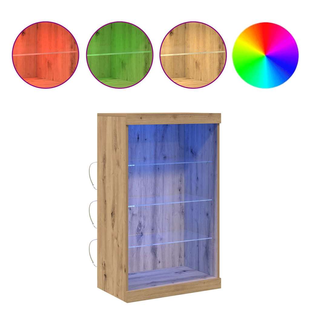 Sideboard Eiche handwerklich 60,5 x 37 x 100 cm Holzwerkstoff