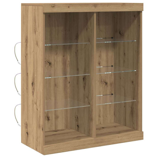 Sideboard Eiche handwerklich 41 x 37 x 100 cm Holzwerkstoff