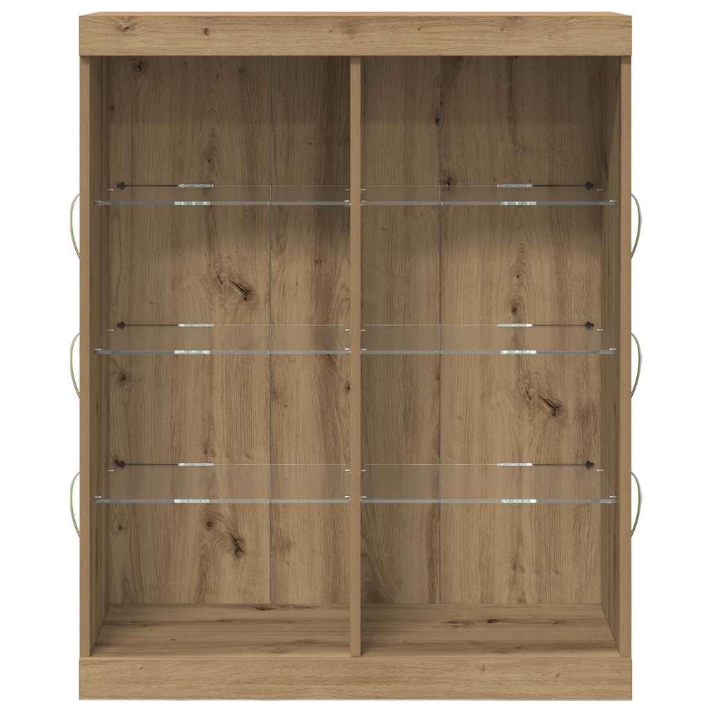 Sideboard Eiche handwerklich 41 x 37 x 100 cm Holzwerkstoff