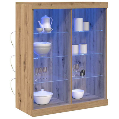 Sideboard Eiche handwerklich 41 x 37 x 100 cm Holzwerkstoff