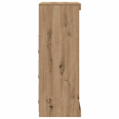 Sideboard Eiche handwerklich 41 x 37 x 100 cm Holzwerkstoff