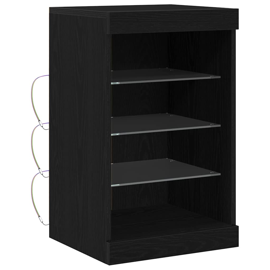 Sideboard Schwarze Eiche 41 x 37 x 67 cm Holzwerkstoff