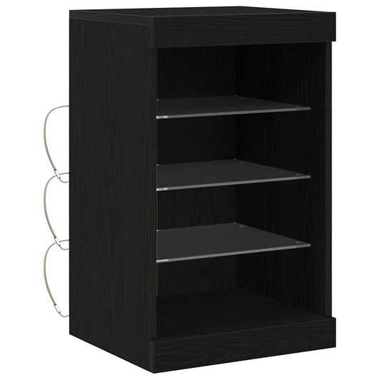 Sideboard Schwarze Eiche 41 x 37 x 67 cm Holzwerkstoff