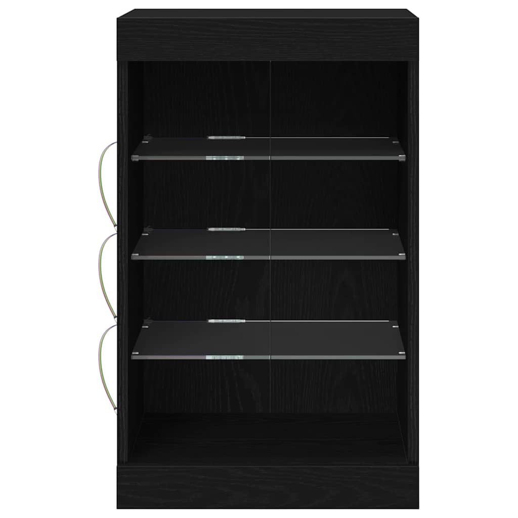 Sideboard Schwarze Eiche 41 x 37 x 67 cm Holzwerkstoff