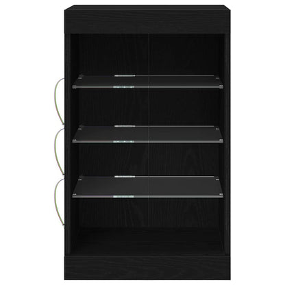 Sideboard Schwarze Eiche 41 x 37 x 67 cm Holzwerkstoff