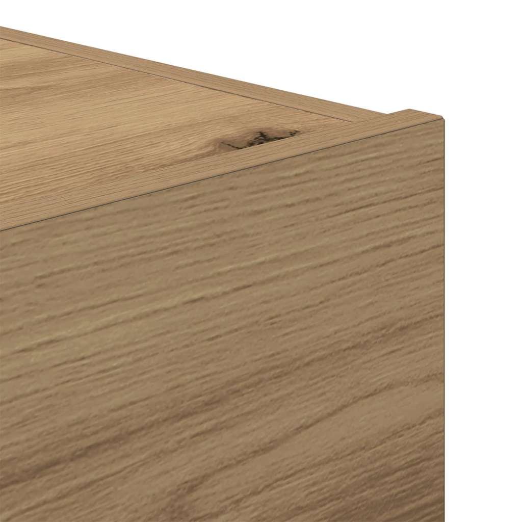 Nachttisch Eiche handwerklich 45 x 40 x 55 cm Holzwerkstoff