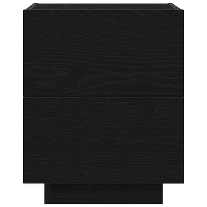 Nachttisch 2 pcs Schwarze Eiche 45 x 40 x 55 cm Holzwerkstoff