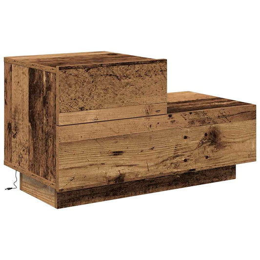 Nachttisch Altholz 70 x 36 x 40.5 cm Holzwerkstoff