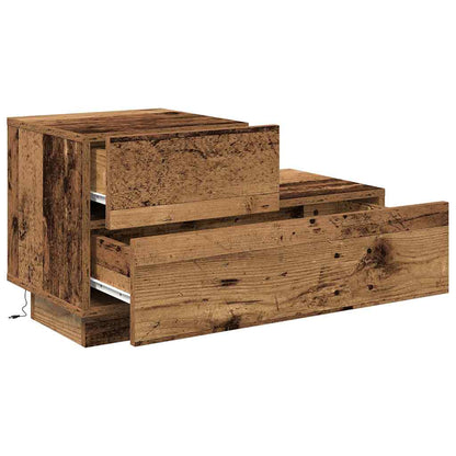 Nachttisch Altholz 70 x 36 x 40.5 cm Holzwerkstoff