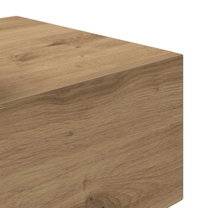 Nachttisch Eiche handwerklich 70 x 36 x 40.5 cm Holzwerkstoff