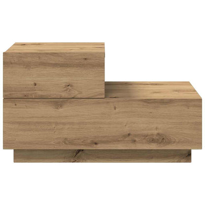 Nachttisch Eiche handwerklich 70 x 36 x 40.5 cm Holzwerkstoff