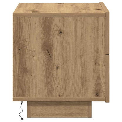 Nachttisch Eiche handwerklich 70 x 36 x 40.5 cm Holzwerkstoff