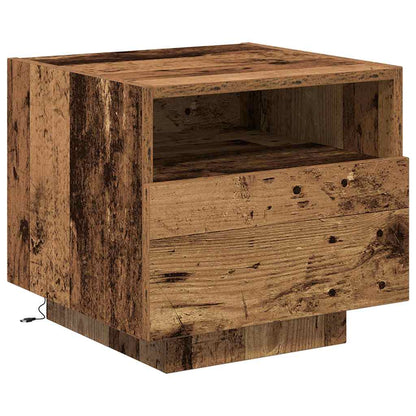 Nachttisch 2 pcs Altholz 40 x 39 x 37 cm Holzwerkstoff