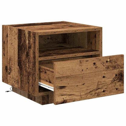 Nachttisch 2 pcs Altholz 40 x 39 x 37 cm Holzwerkstoff