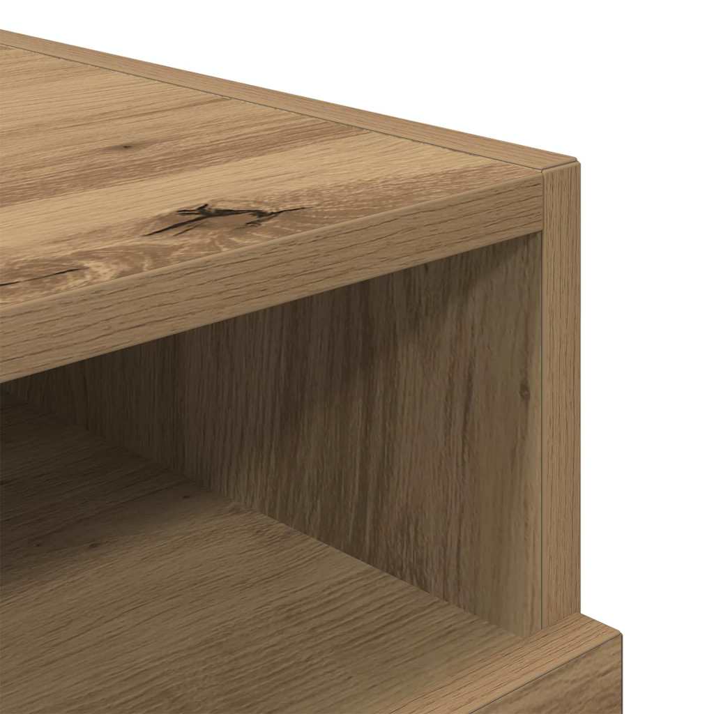 Nachttisch Eiche handwerklich 40 x 39 x 37 cm Holzwerkstoff