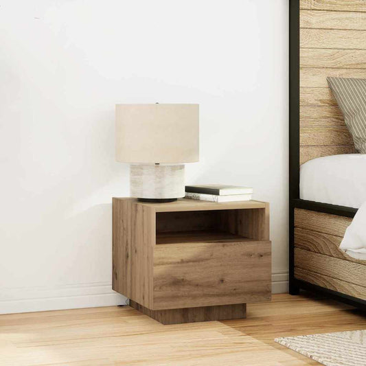 Nachttisch Eiche handwerklich 40 x 39 x 37 cm Holzwerkstoff
