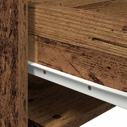 Wandmontierter Nachtschrank with 2 pcs Altholz 50 x 36 x 30 cm