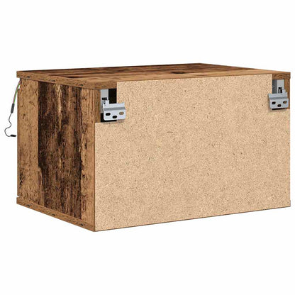 Wandmontierter Nachtschrank with 2 pcs Altholz 50 x 36 x 30 cm