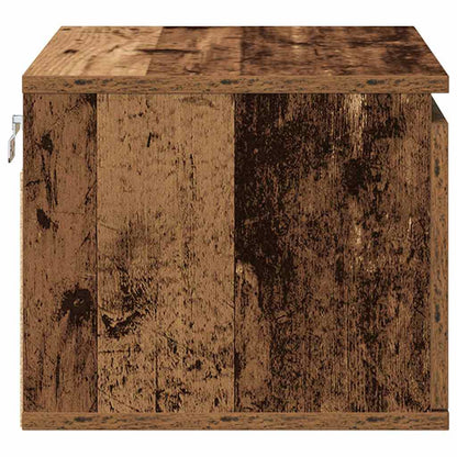 Wandmontierter Nachtschrank with 2 pcs Altholz 50 x 36 x 30 cm