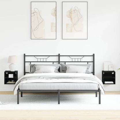 TV-Schrankset 2 pcs Schwarz 30 x 28,5 x 30 cm Holzwerkstoff