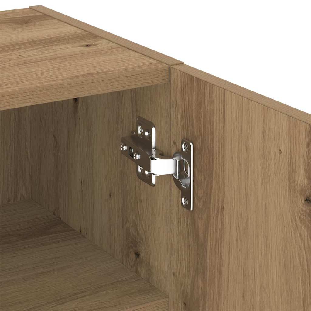 TV-Schränk Eiche handwerklich 40,5 x 30 x 102 cm Holzwerkstoff