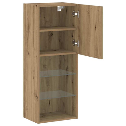 TV-Schränk Eiche handwerklich 40,5 x 30 x 102 cm Holzwerkstoff