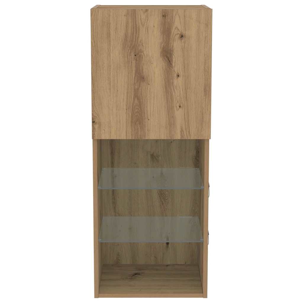 TV-Schränk Eiche handwerklich 40,5 x 30 x 102 cm Holzwerkstoff