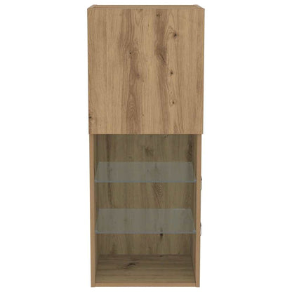 TV-Schränk Eiche handwerklich 40,5 x 30 x 102 cm Holzwerkstoff