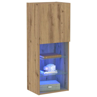 TV-Schränk Eiche handwerklich 40,5 x 30 x 102 cm Holzwerkstoff