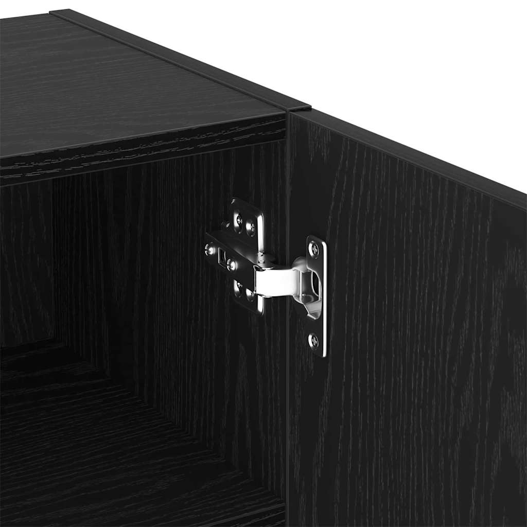 TV-Schränk Schwarze Eiche 40,5 x 30 x 102 cm Holzwerkstoff