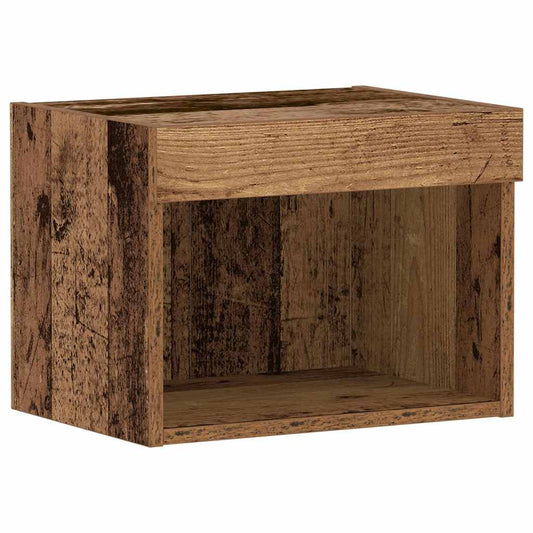 TV-Schränk Wandmontiert Altholz 40 x 30 x 30 cm Holzwerkstoff