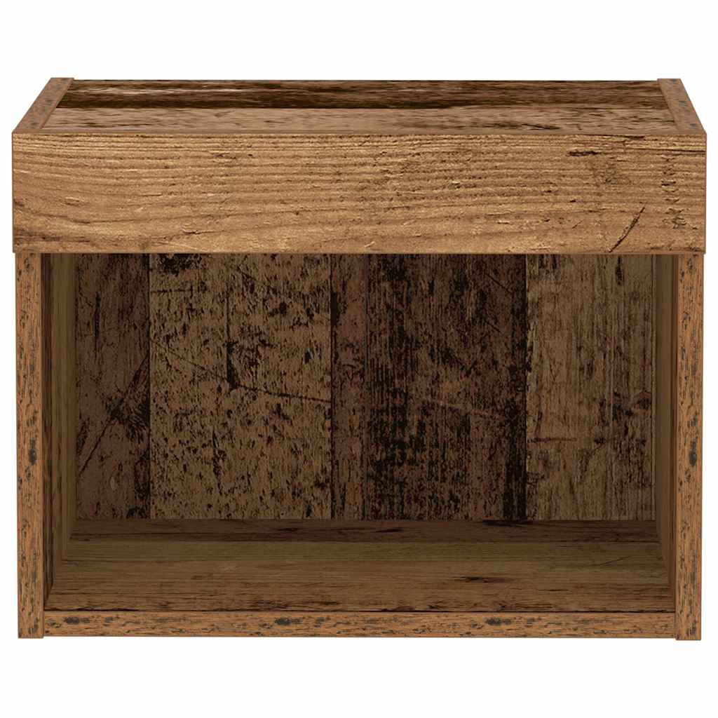 TV-Schränk Wandmontiert Altholz 40 x 30 x 30 cm Holzwerkstoff