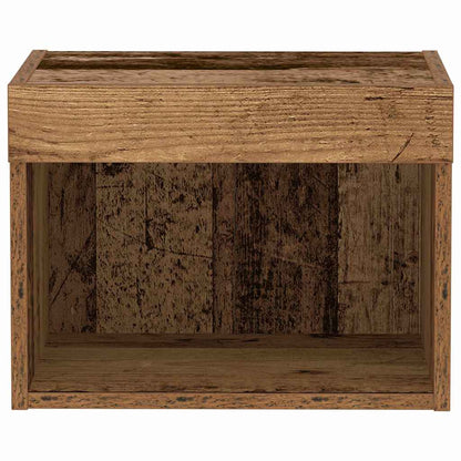 TV-Schränk Wandmontiert Altholz 40 x 30 x 30 cm Holzwerkstoff