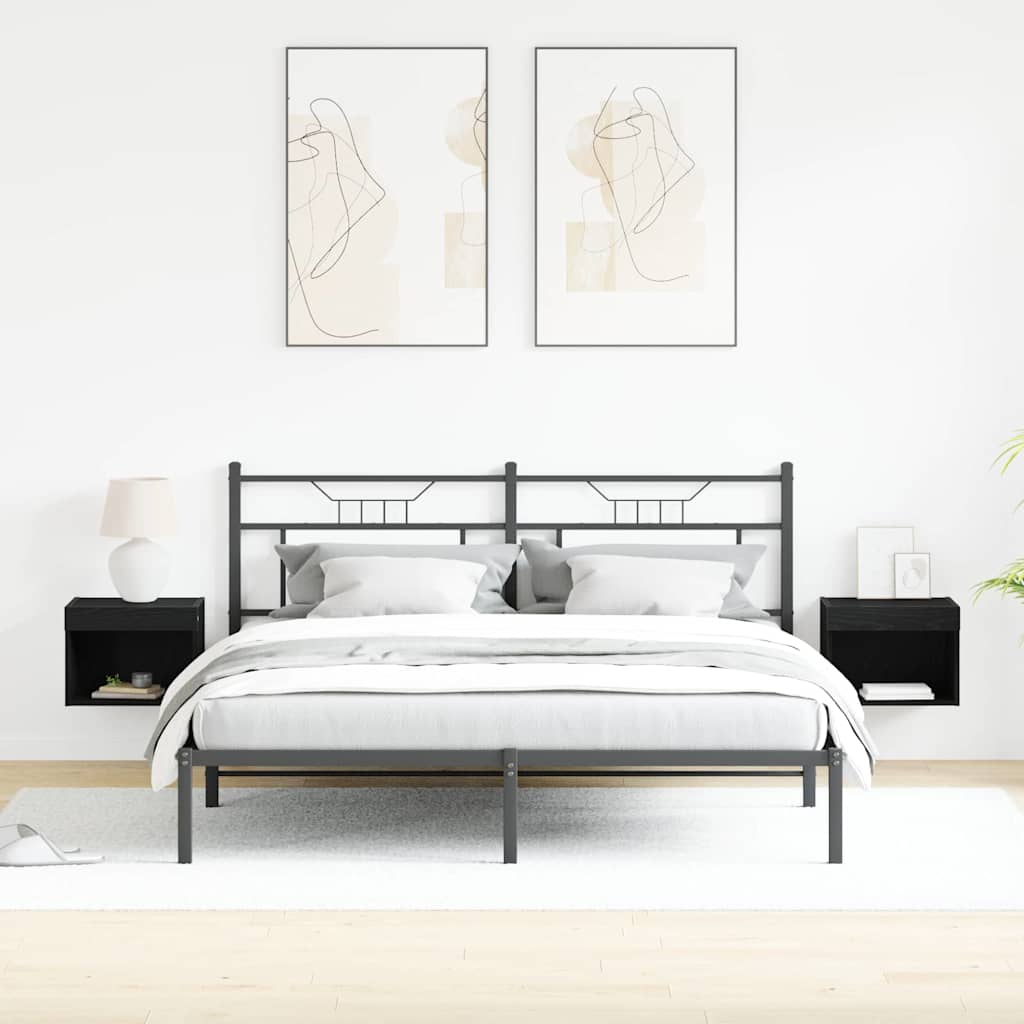 TV-Schränk 2 pcs Schwarze Eiche 40 x 30 x 30 cm Holzwerkstoff