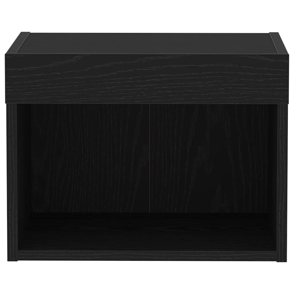 TV-Schränk 2 pcs Schwarze Eiche 40 x 30 x 30 cm Holzwerkstoff