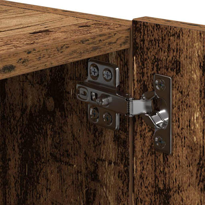 TV-Wandregal Wandmontiert Altholz 80 x 35 x 31 cm Holzwerkstoff