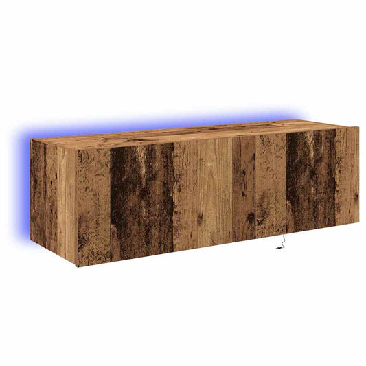 TV-Wandregal Altholz 100 x 35 x 31 cm Holzwerkstoff