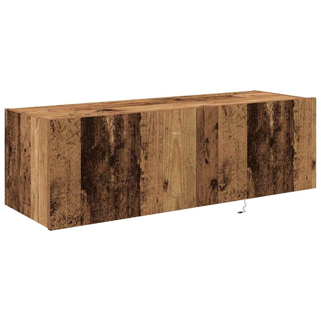 TV-Wandregal Altholz 100 x 35 x 31 cm Holzwerkstoff