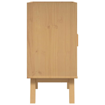 Waschbecken-Unterschrank mit Regal Braun 114 x 43 x 73.5 cm